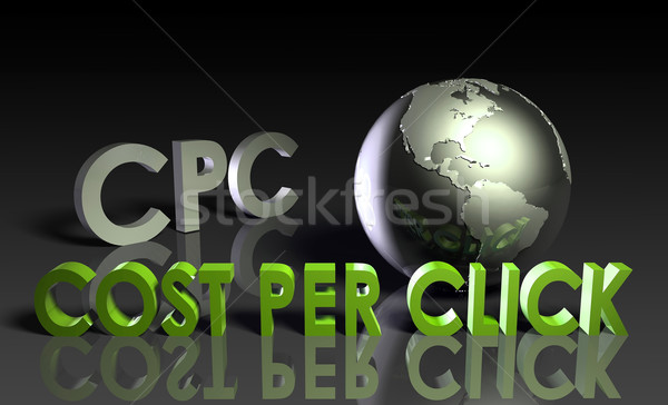 Cost clic web reclamă abstract Imagine de stoc © kentoh
