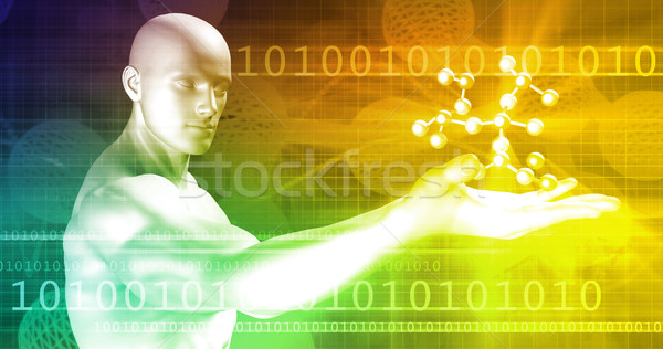 Technologia informacyjna danych sieci komputera tle oprogramowania Zdjęcia stock © kentoh