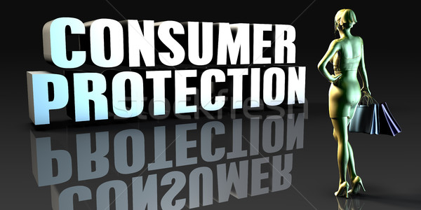 Consumidor proteção senhora compras Foto stock © kentoh