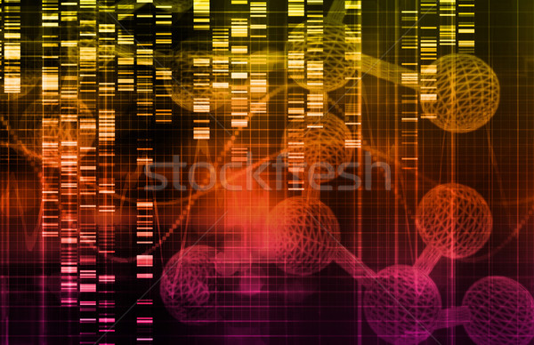 Genetyczny nauki badań medycznych streszczenie sztuki Zdjęcia stock © kentoh