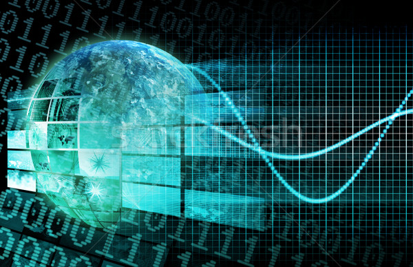Digitális hálózat üzlet követelmény művészet internet Stock fotó © kentoh