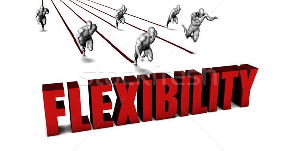 Mejor flexibilidad equipo de negocios carreras empresario ejecutando Foto stock © kentoh