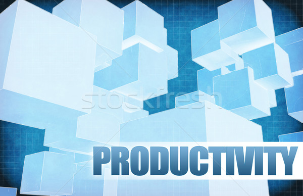 Productivity on Futuristic Abstract Stock photo © kentoh