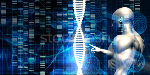Genetic inginerie industrie afaceri etica tehnologie Imagine de stoc © kentoh