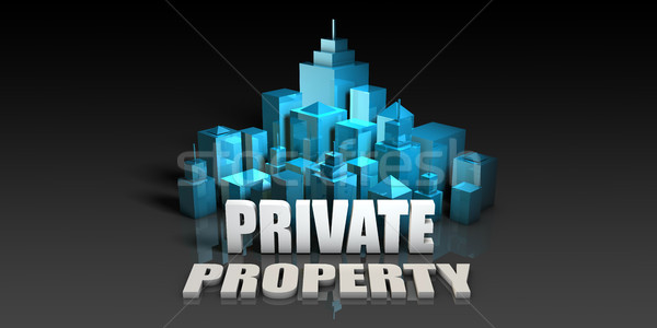 Private Property Stock photo © kentoh