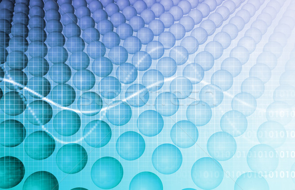 Science-Fiction futuristisch abstrakten Internet Technologie Hintergrund Stock foto © kentoh