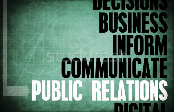 Stock foto: Öffentlichkeitsarbeit · Kern · Grundsätze · Business · Hintergrund · Retro