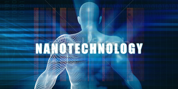Nanotecnologia futurista abstrato tecnologia Foto stock © kentoh