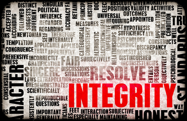 Integrity Stock photo © kentoh