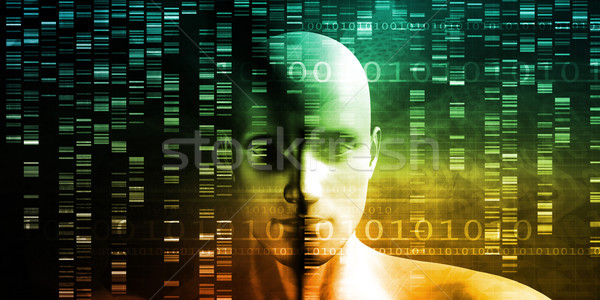 Medische onderzoek genetica dna wetenschap technologie Stockfoto © kentoh