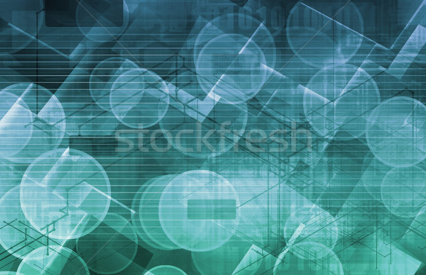 Wetenschap abstract technologie achtergrond onderwijs toekomst Stockfoto © kentoh