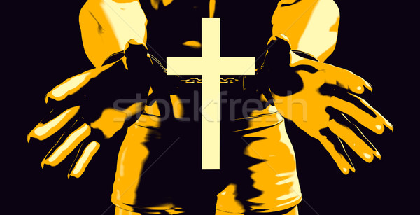 Religiösen Religion Gefängnis Reform abstrakten Gruppe Stock foto © kentoh