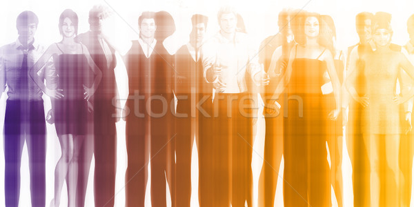Menselijke middelen afdeling personeel beheer business Stockfoto © kentoh