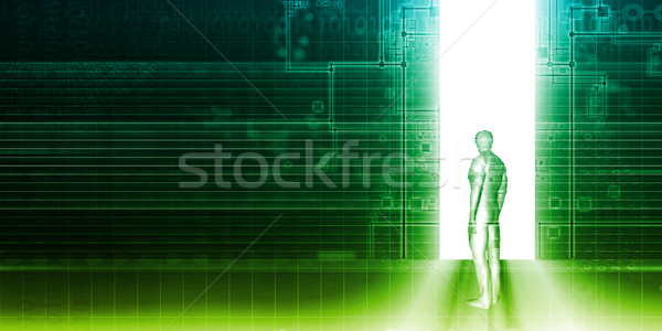 Stepping into the Future Stock photo © kentoh