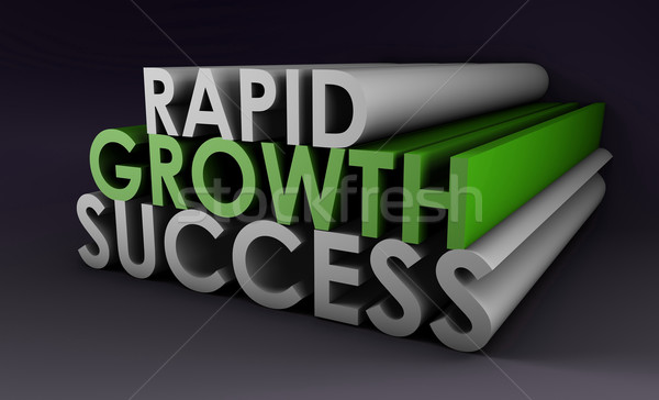 Сток-фото: быстрый · роста · успех · бизнеса · компания · видение
