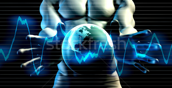 Globale wetenschap project ontwikkeling groei business Stockfoto © kentoh