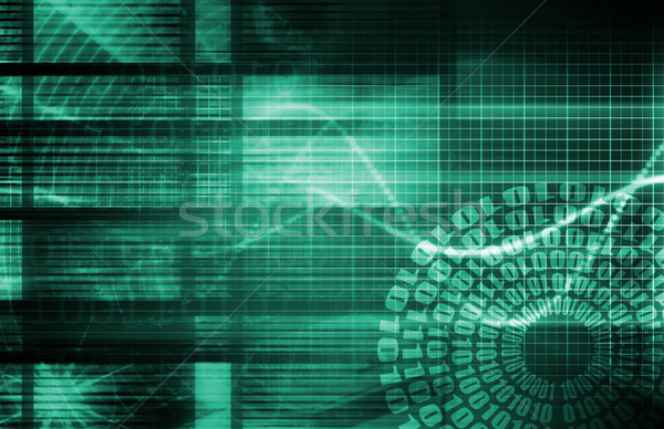 Technologia informacyjna danych sieci streszczenie tle korporacyjnych Zdjęcia stock © kentoh