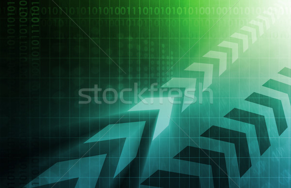 Industrie tendinte afaceri Internet abstract tehnologie Imagine de stoc © kentoh