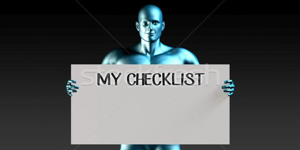 My Checklist Stock photo © kentoh
