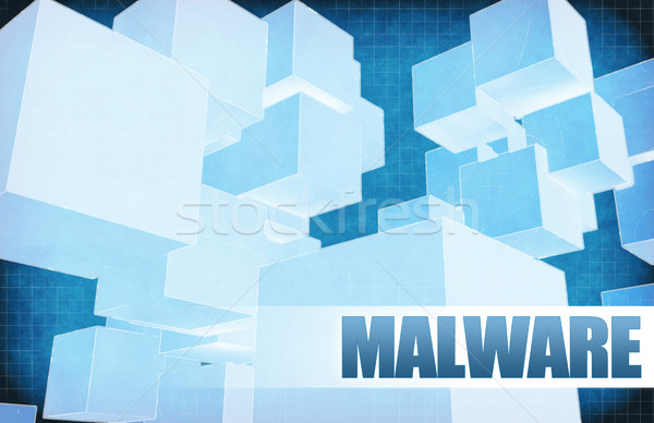 Malware futuristisch abstrakten Präsentation Folie Design Stock foto © kentoh