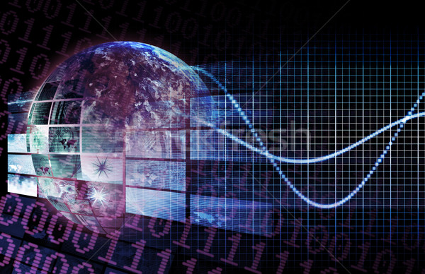 Digitális hálózat üzlet követelmény művészet internet Stock fotó © kentoh