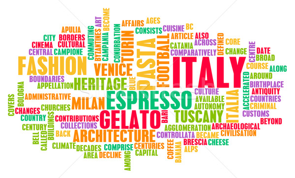 Italia ţară turism vizitator ghida călători Imagine de stoc © kentoh