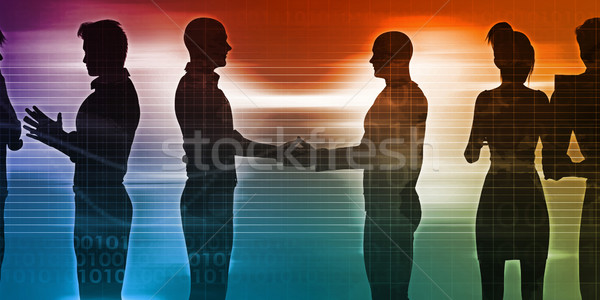 Business Networking Session Stock photo © kentoh