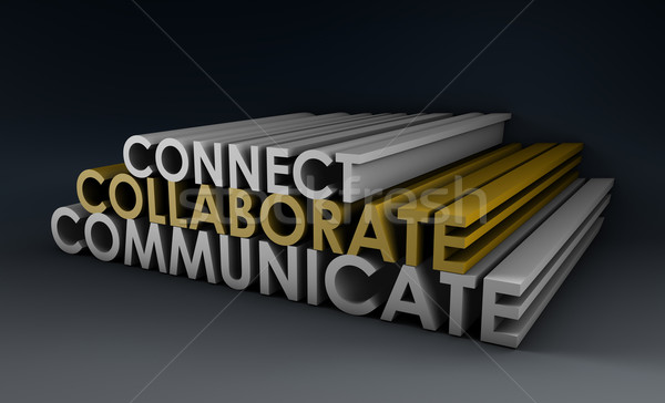 Teamwork Essentials Stock photo © kentoh