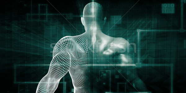Uman implant tehnologie medical sănătate medicină Imagine de stoc © kentoh