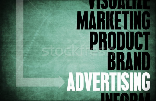 Stock photo: Advertising