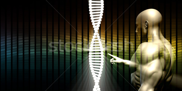 Genetische Forschung Anlage Industrie medizinischen Forscher Stock foto © kentoh