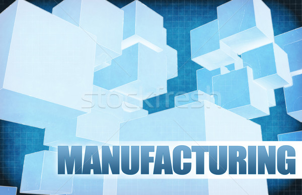 Fabricación futurista resumen presentación Slide reunión Foto stock © kentoh