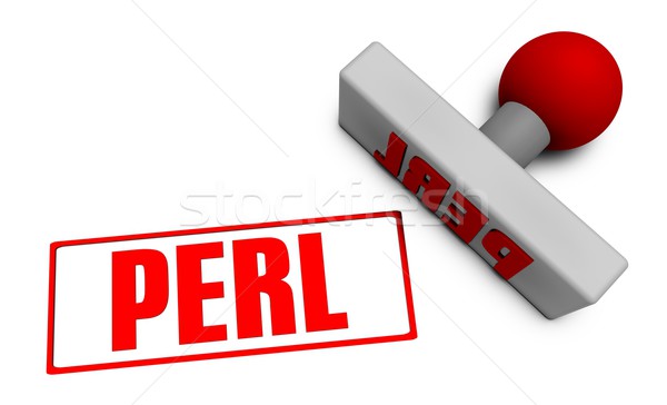 Perl Stamp Stock photo © kentoh