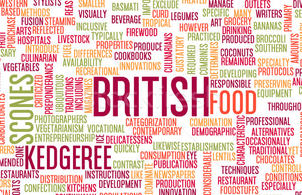 British Food Menu Stock photo © kentoh