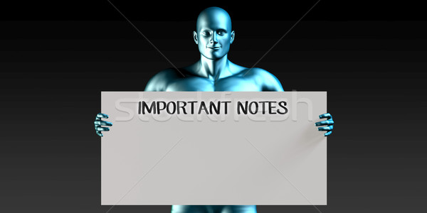 Important Notes Stock photo © kentoh