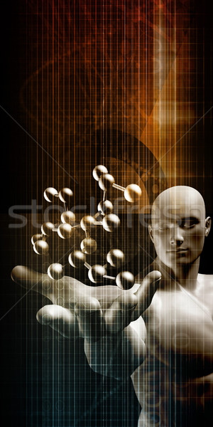 Gyógyszeripar biokémia technológia egészség háttér gyógyszer Stock fotó © kentoh