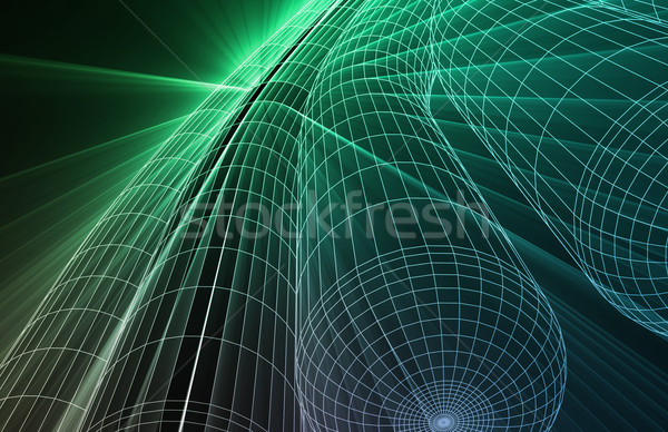 Résumé futuriste technologie circuit fond réseau Photo stock © kentoh