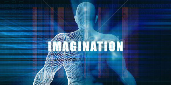 Imagination futuriste résumé technologie Photo stock © kentoh