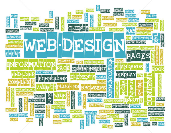 Web design processo site gráfico estilista internet Foto stock © kentoh