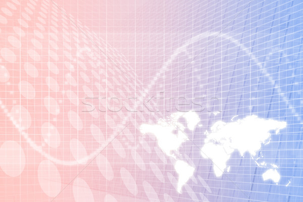 Globális üzlet absztrakt minta textúra háló pénzügy Stock fotó © kentoh