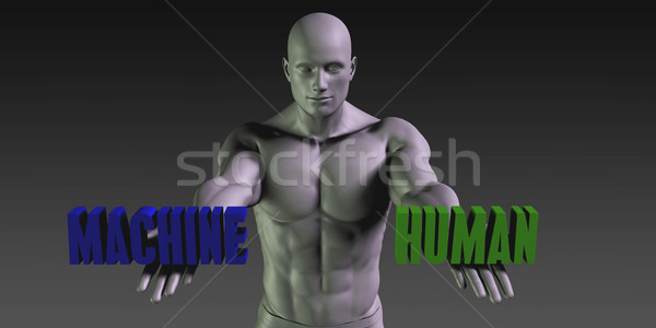 Human vs Machine Stock photo © kentoh