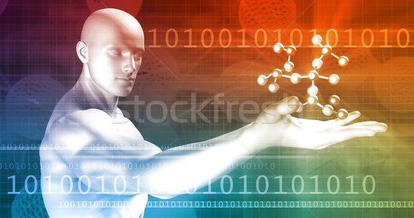 Inovatoare tehnologie inteligent software-ul viitor Internet Imagine de stoc © kentoh