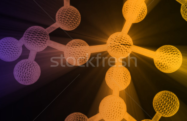 Stock photo: Molecules