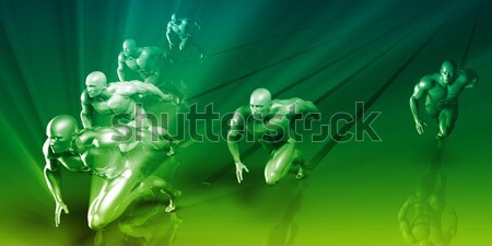 Sports Abstract Background Stock photo © kentoh