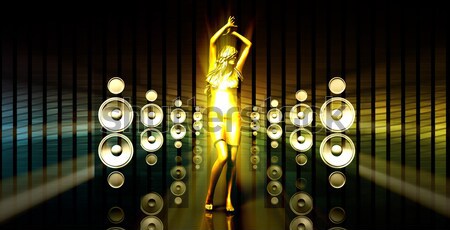 Lady in the Nightclub Stock photo © kentoh