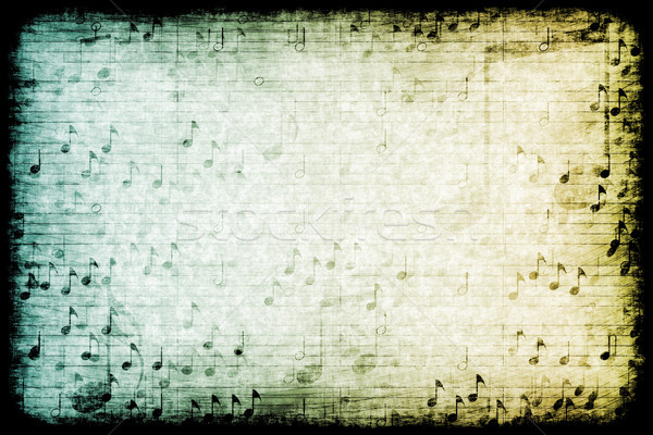 Music Themed Abstract Grunge Background Stock photo © kentoh