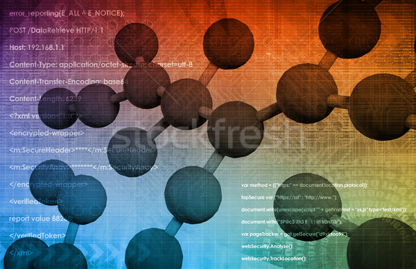 Сток-фото: молекулярный · биологии · цифровой · науки · промышленности · химии