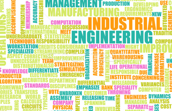 Industriellen Engineering Job Karriere Business Gebäude Stock foto © kentoh