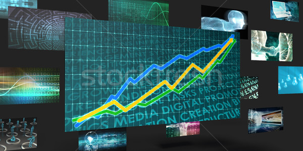 [[stock_photo]]: Bourse · performances · ventes · marketing · résumé · mur