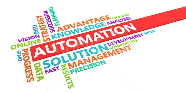 Automation Word Cloud Stock photo © kentoh